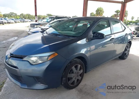 2015 Toyota Corolla Le from USA, damaged, VIN 2T1BURHE4FC335553